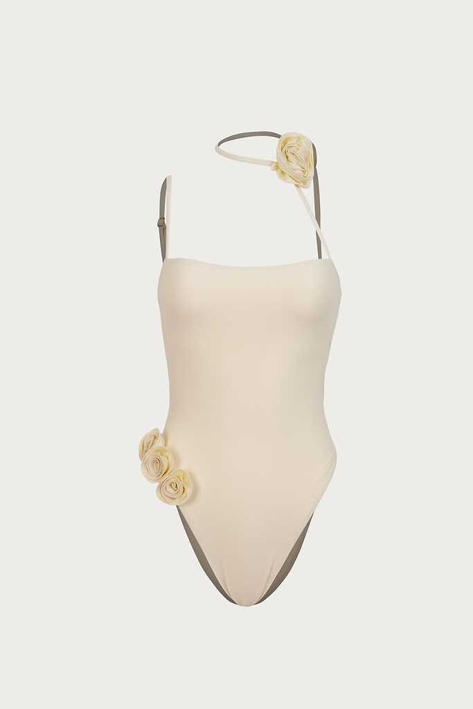 Rosette Choker One Piece