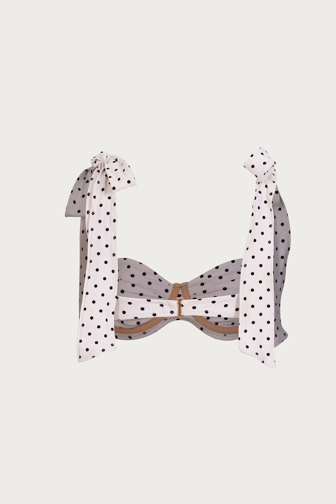 Lady Bra (Cream Black Polka Dot)