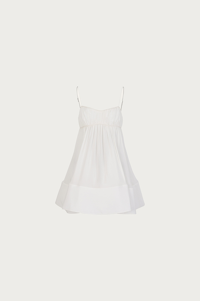 flounce hem mini dress Avec Les Filles Flounce-Hem Mini Dress