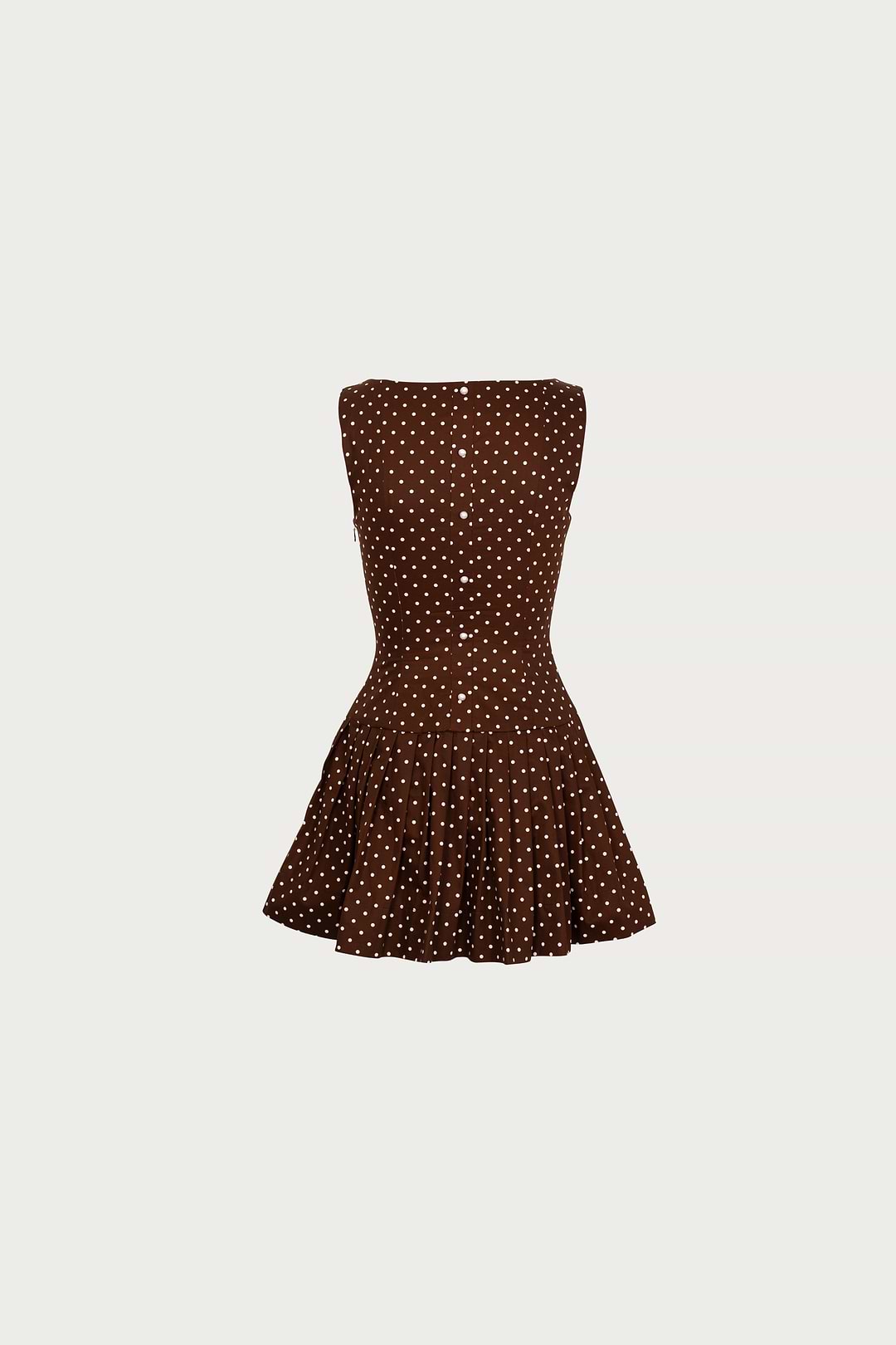 women's brown and white polka dot dress The Brown Polka Dot Dress Trend Is Taking Over Zara and M&S