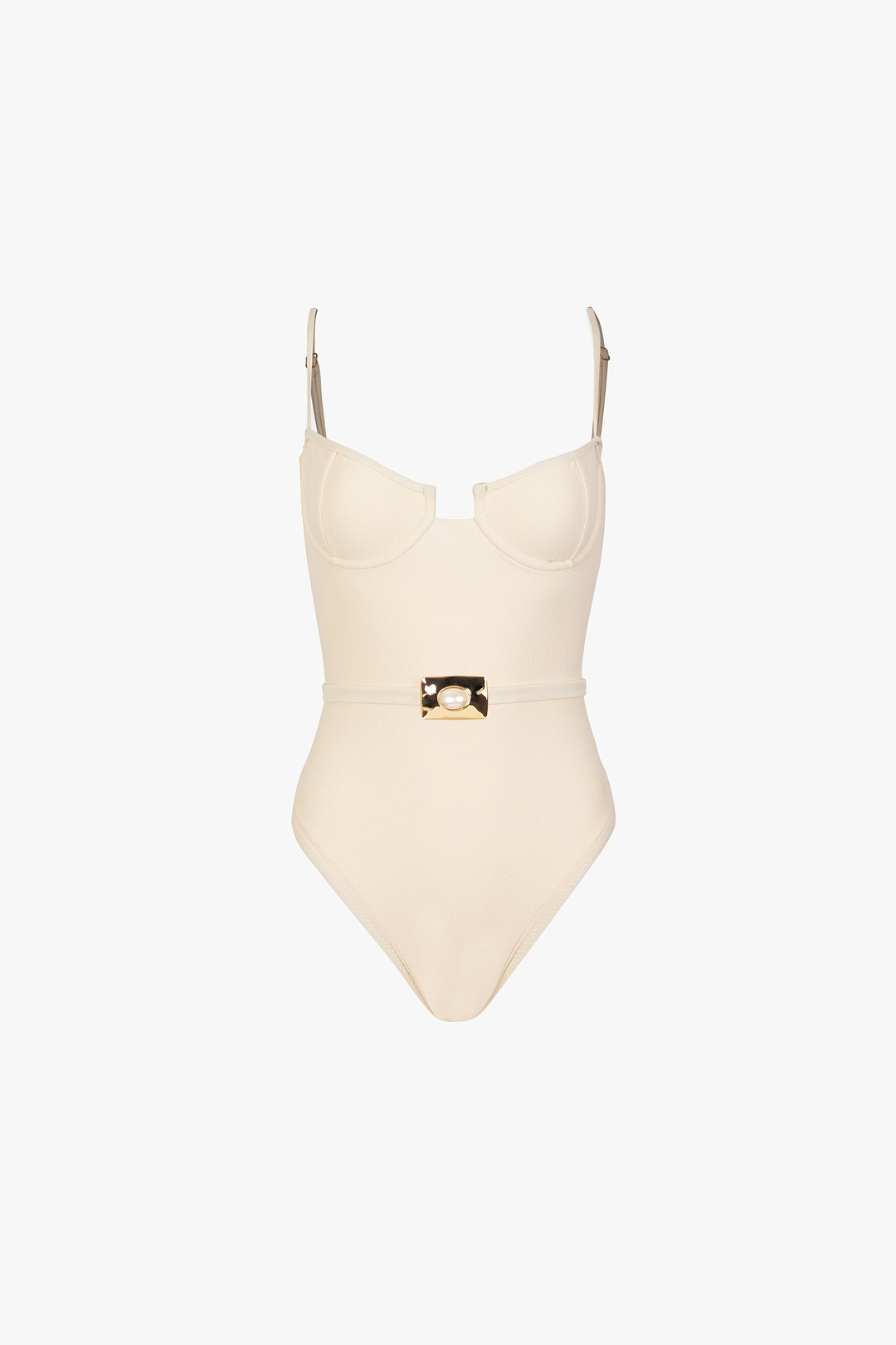 Hammer Pearl One Piece (Faux Suede Cream)
