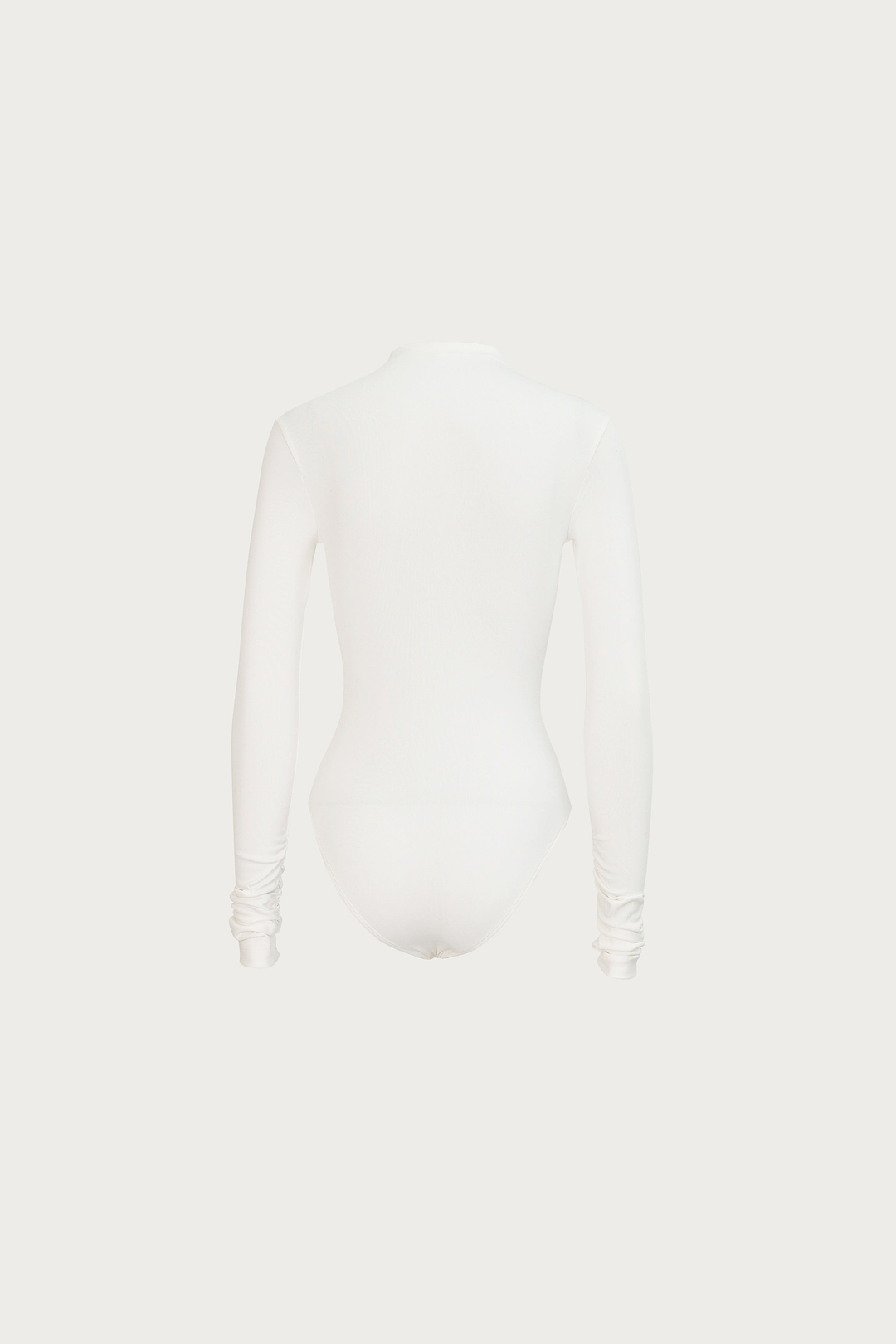Long Sleeve Bodysuit (White)