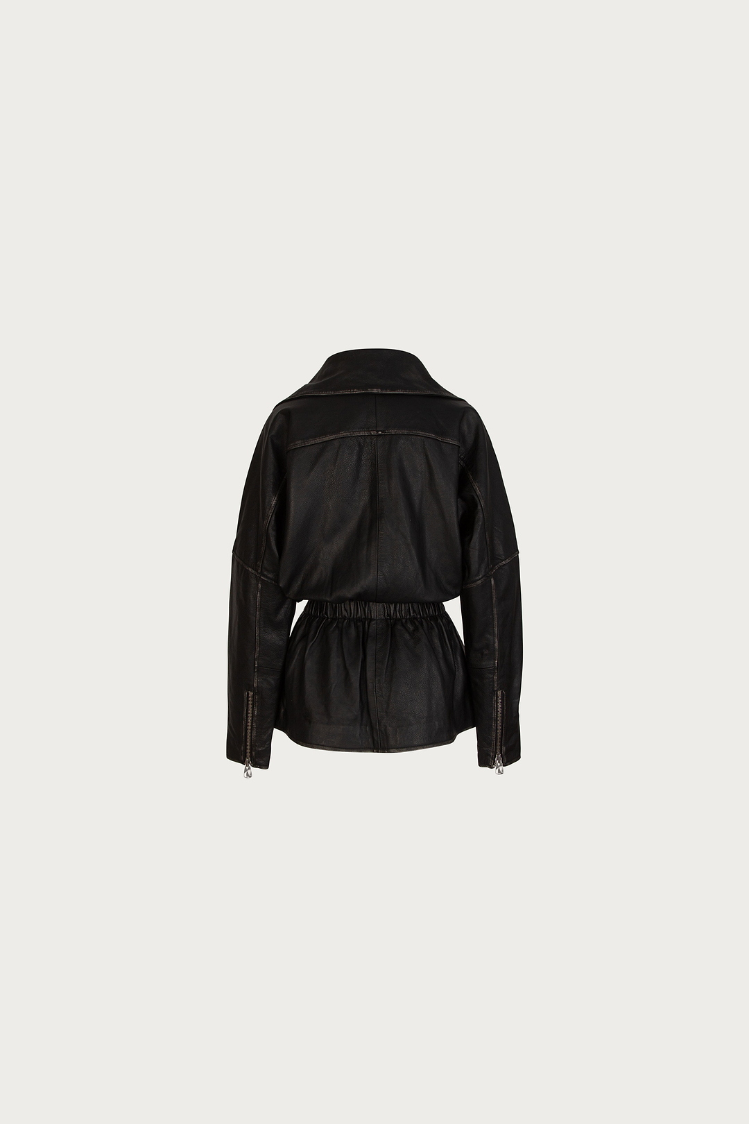 The Leather Parka (Black)