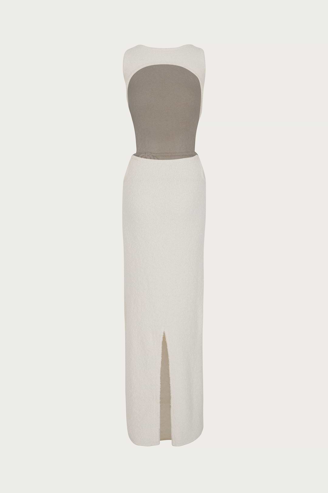 boucle maxi dress self-portrait Boucl Double-Breasted Tailored Maxi Dress - Ivory