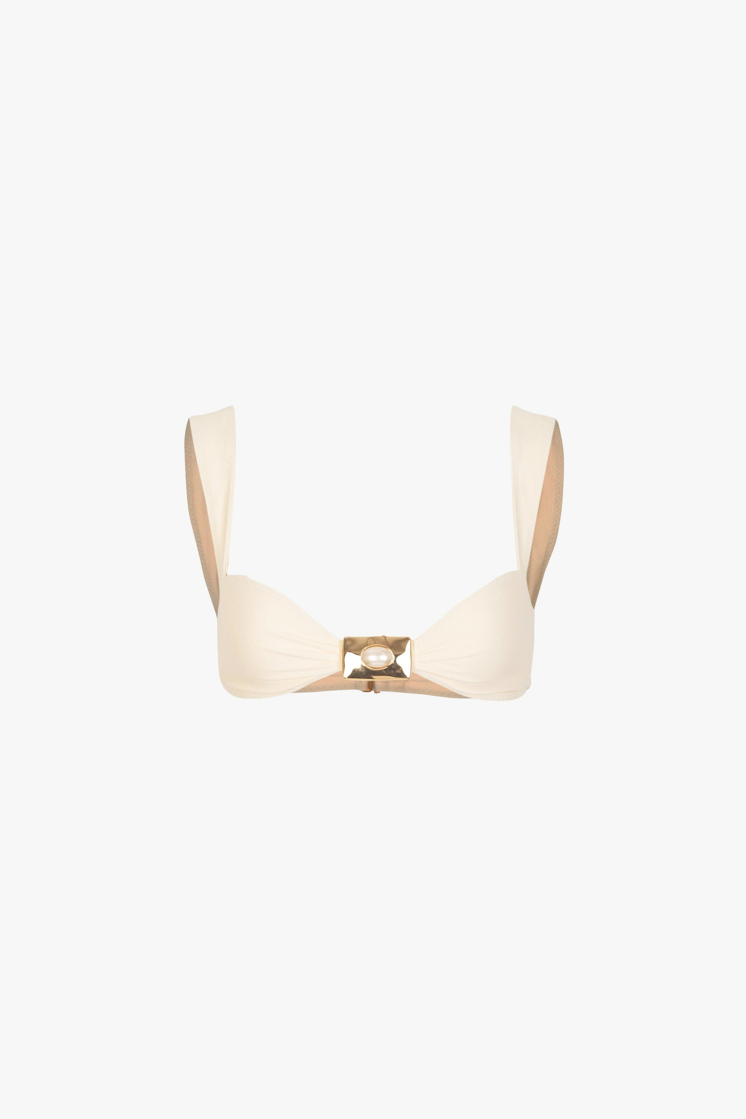 Hammer Pearl Top (Faux Suede Cream)