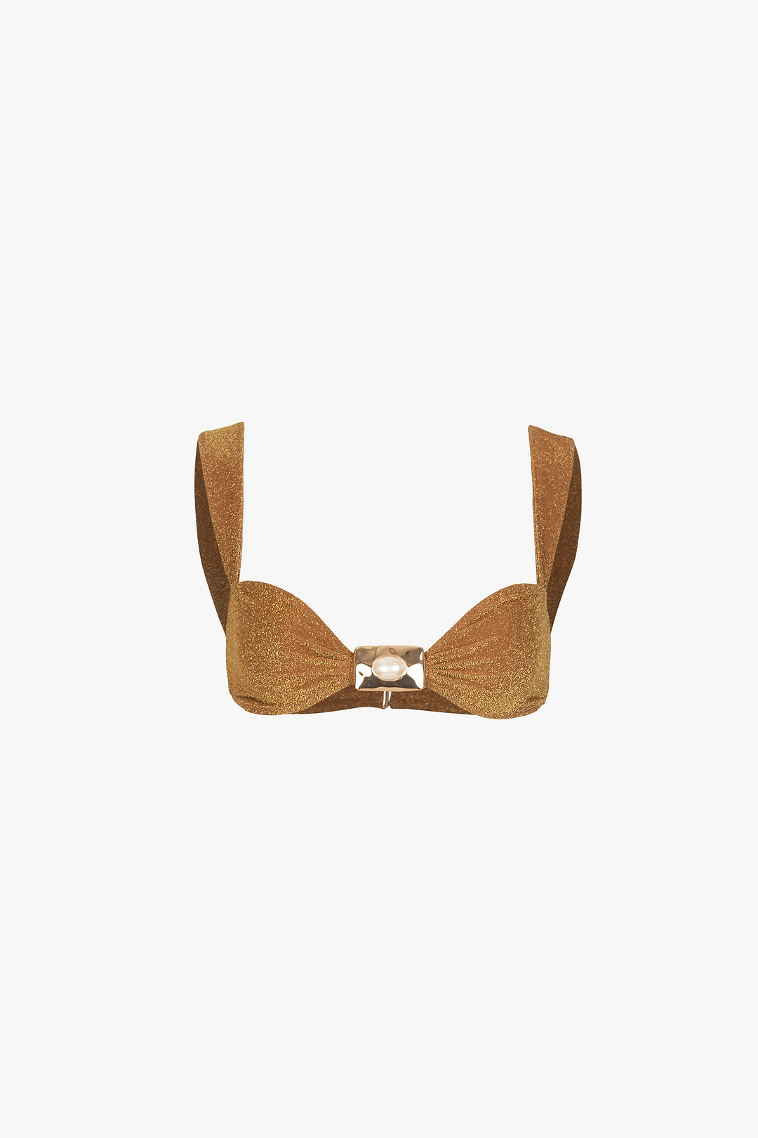 Hammer Pearl Top (Mocha Shimmer Lurex)