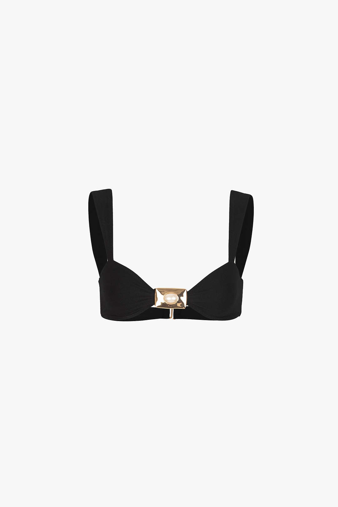 Hammer Pearl Top (Faux Suede Black)