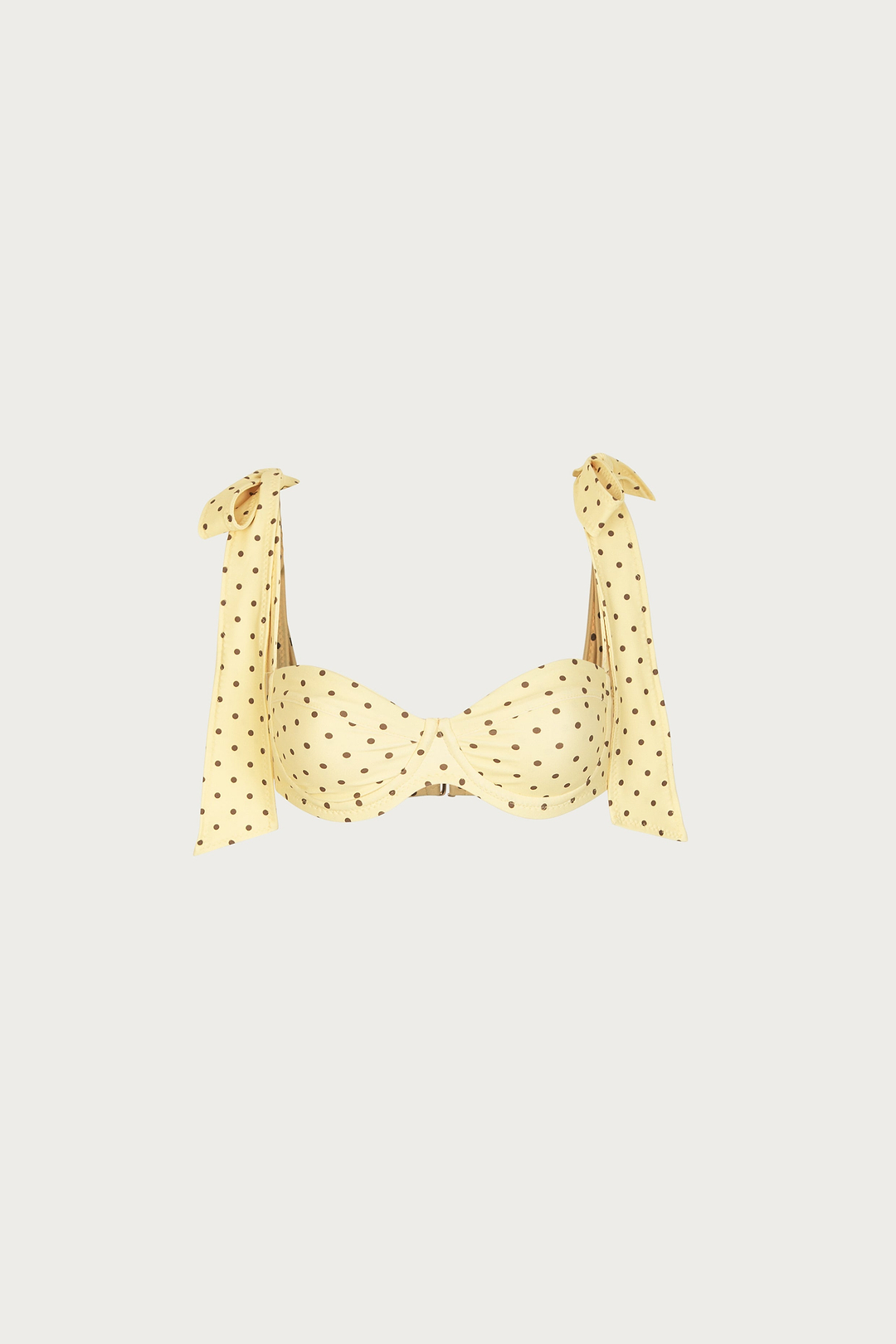 Lady Bra (Yellow Brown Polka Dot)