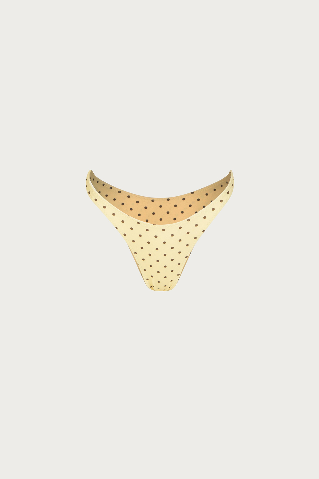 90s Bottom (Yellow Brown Polka Dot)