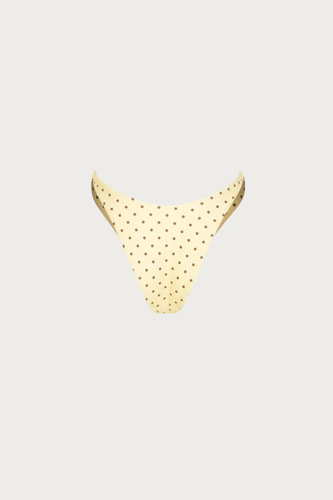 90s Bottom (Yellow Brown Polka Dot)