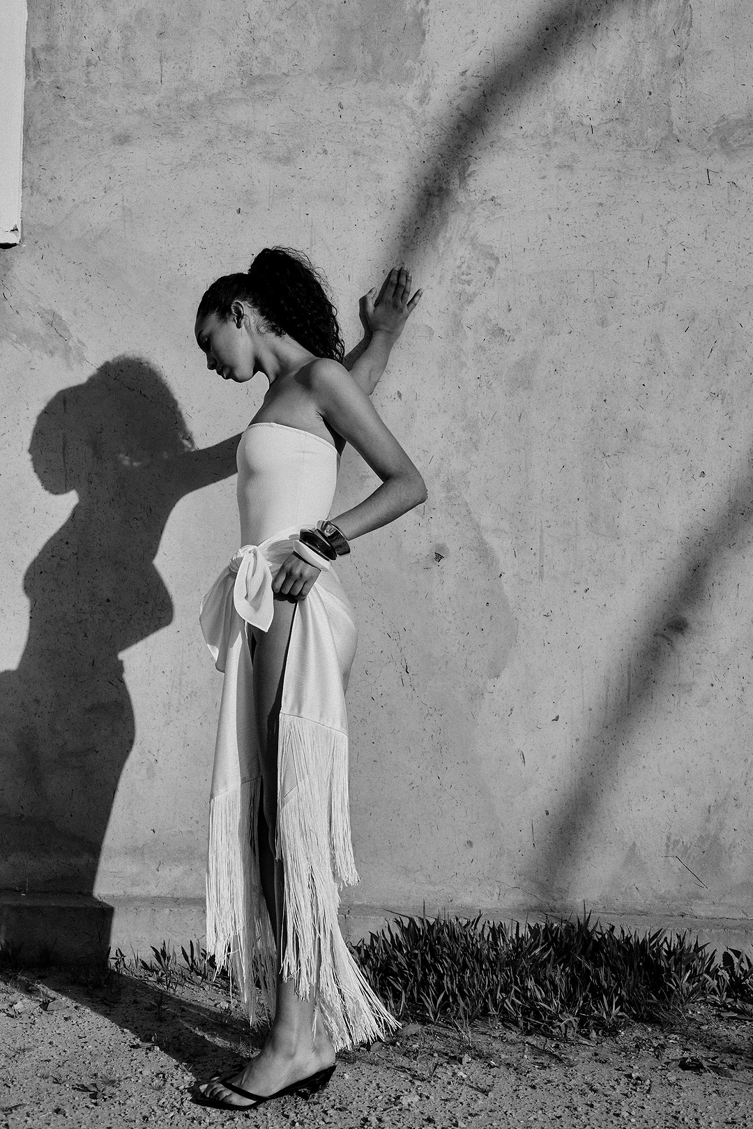 Fringe Sarong (Cream)