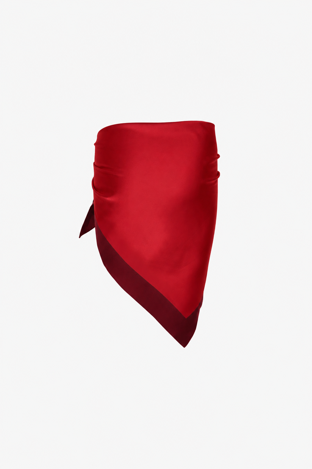 Silk Scarf (Red/Burgundy)
