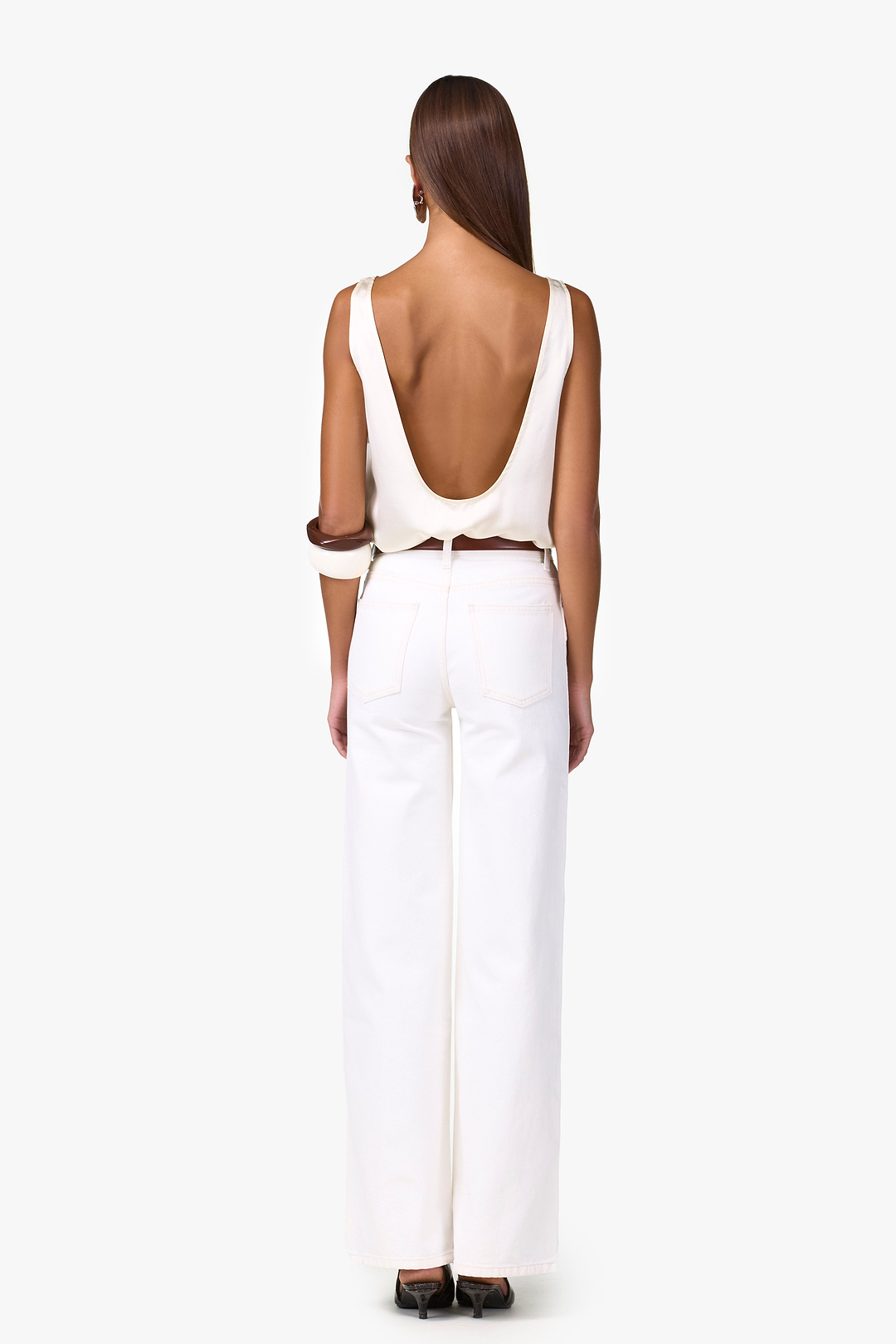 The Wide Leg Jean (Off White)
