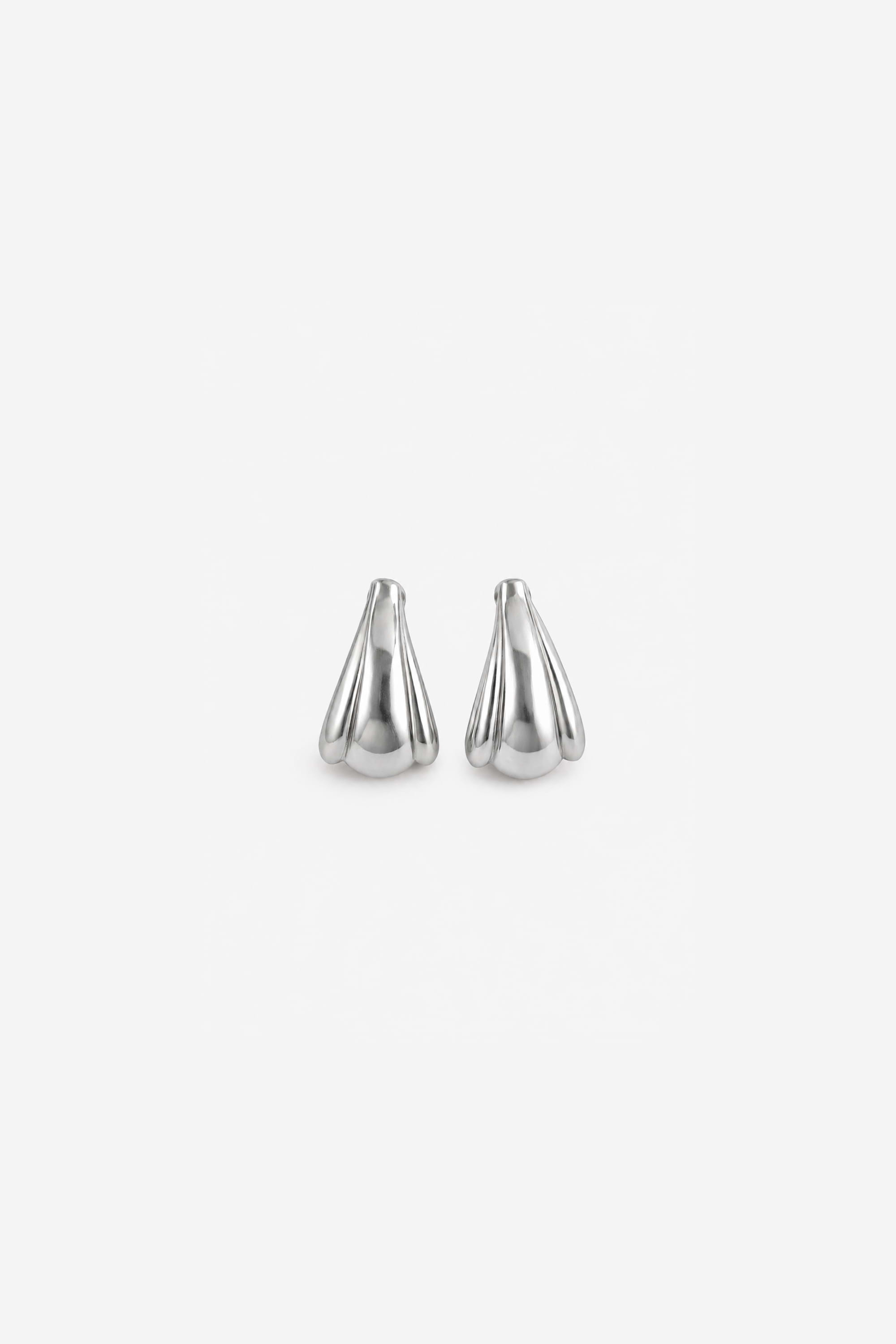 SAME | Mini Edge Hoop Earring | Silver | Women's Earring