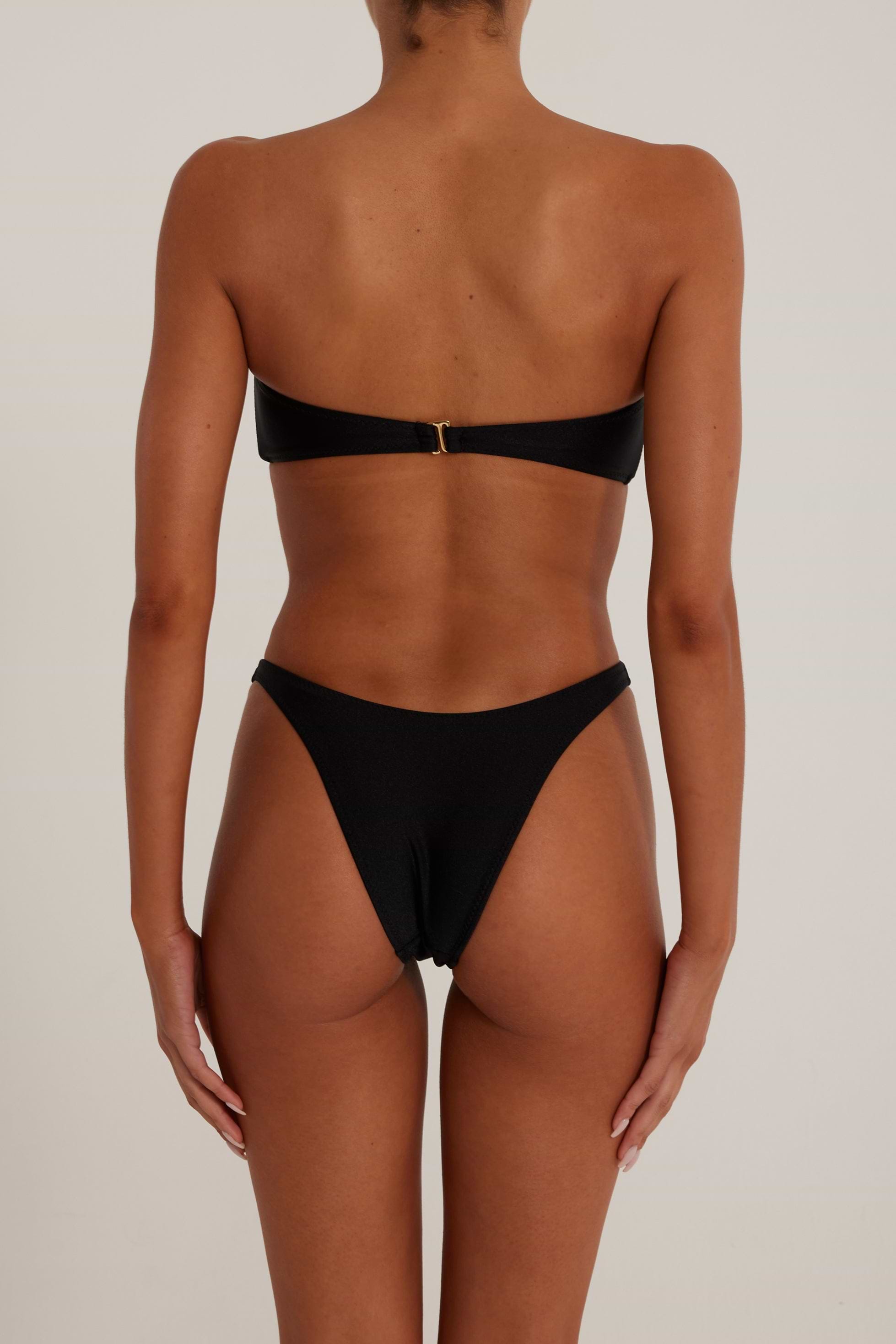 SAME Knotted Bandeau Top | Black