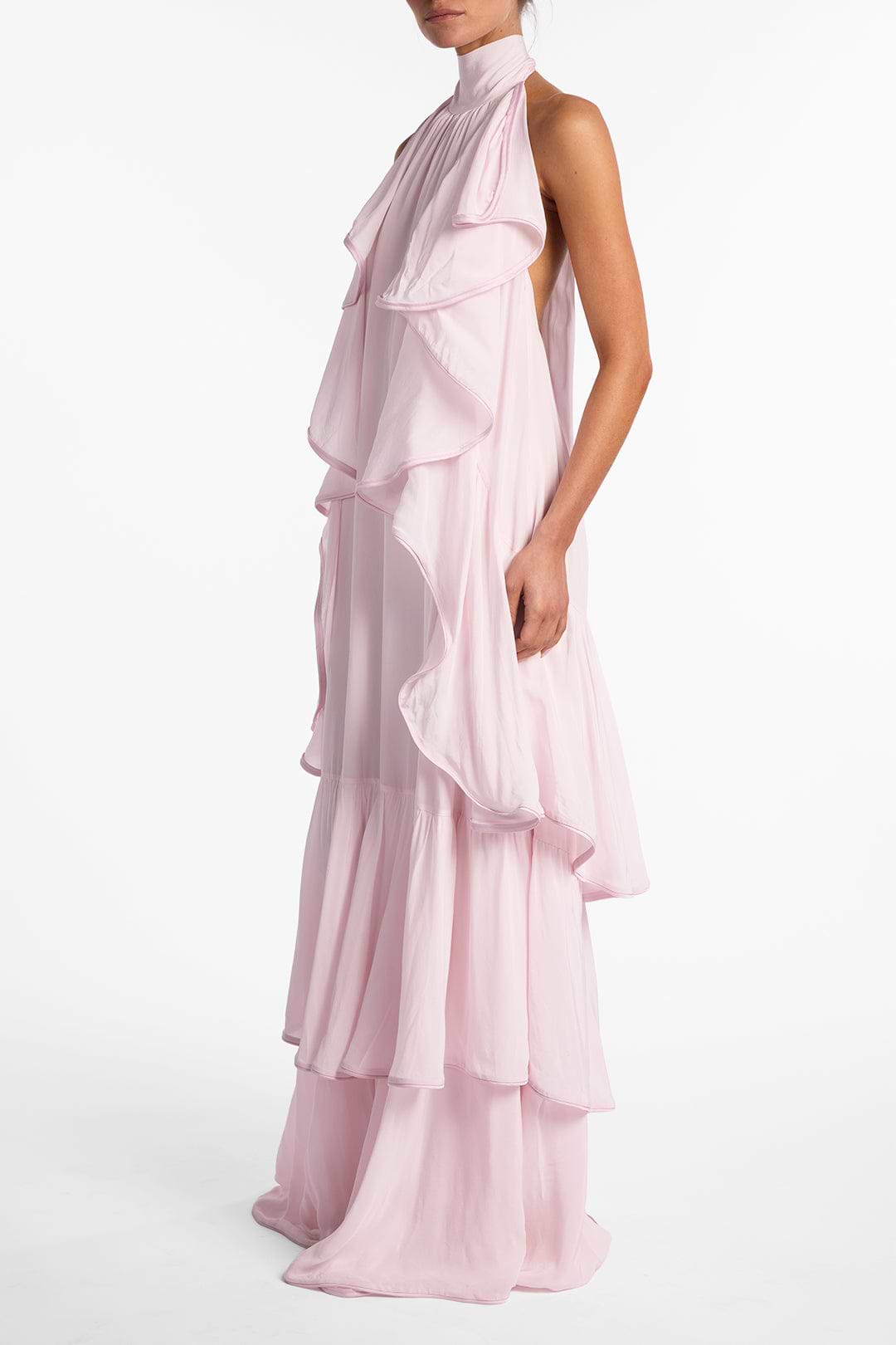 SAME Layered Chiffon Gown | Pale Pink | Women's Maxi Dress SAME Layered Chiffon Gown | Pale Pink | Women's Maxi Dress