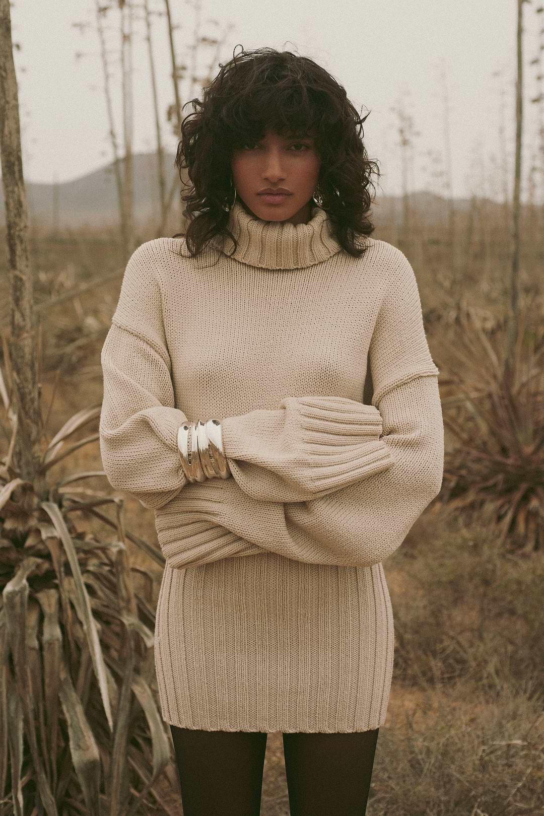 taupe knit dress Taupe Ribbed Knit Maxi Dress