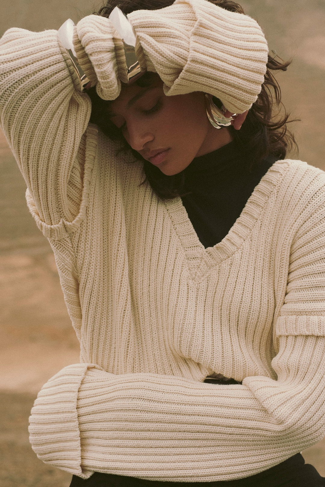 Edge Bangle (Silver)