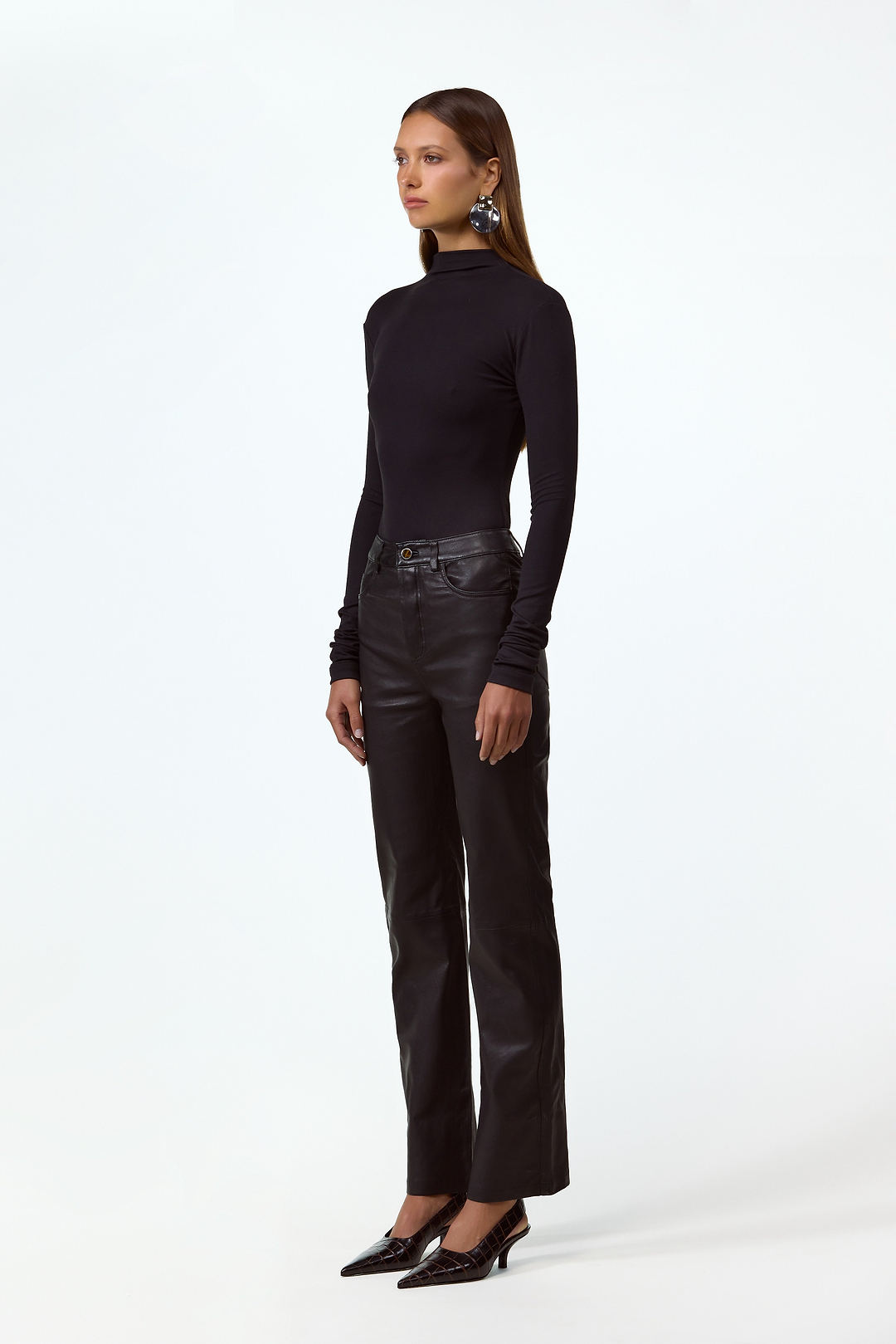 The Perfect Leather Pant (Black)