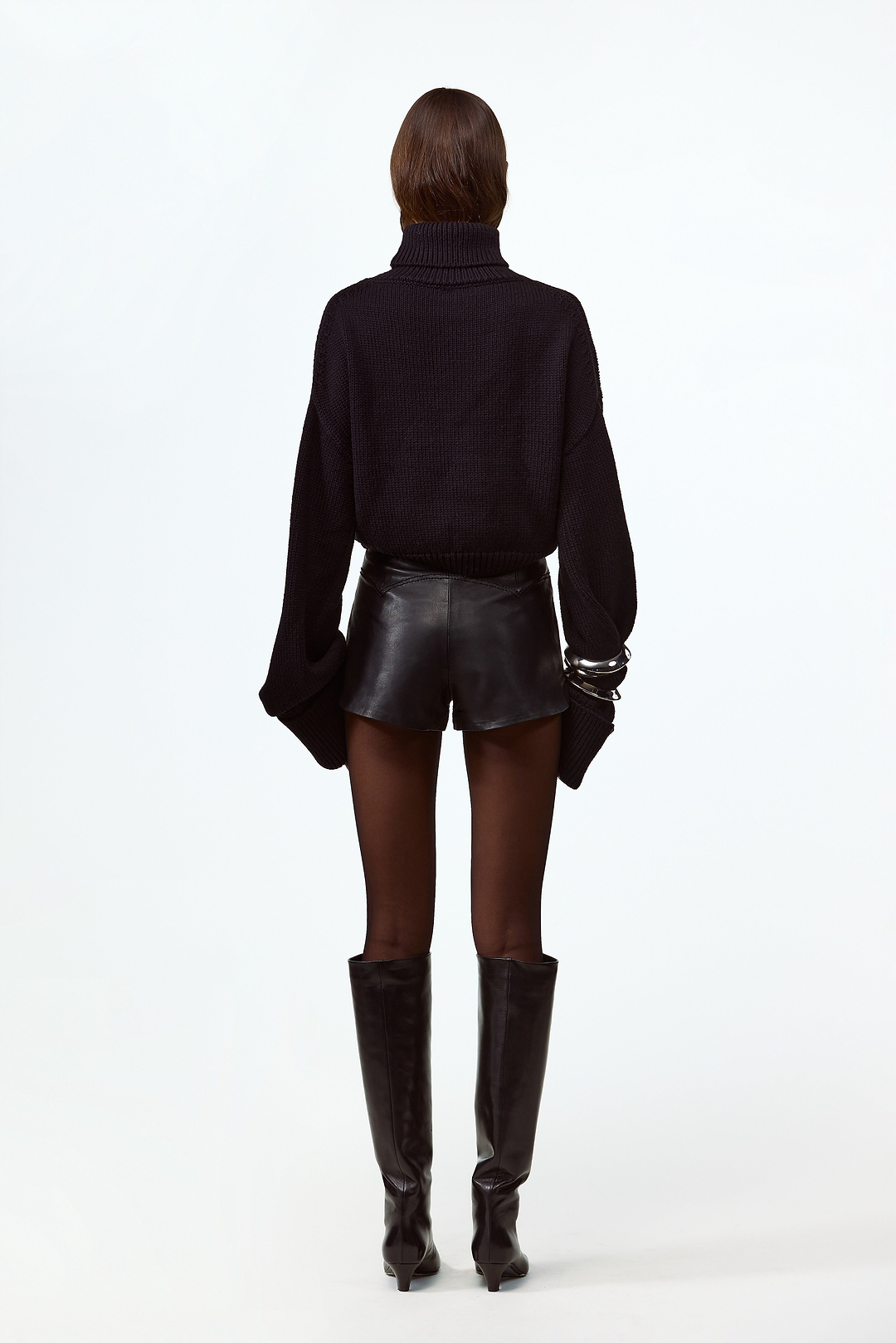 The Leather Hot Short (Black)