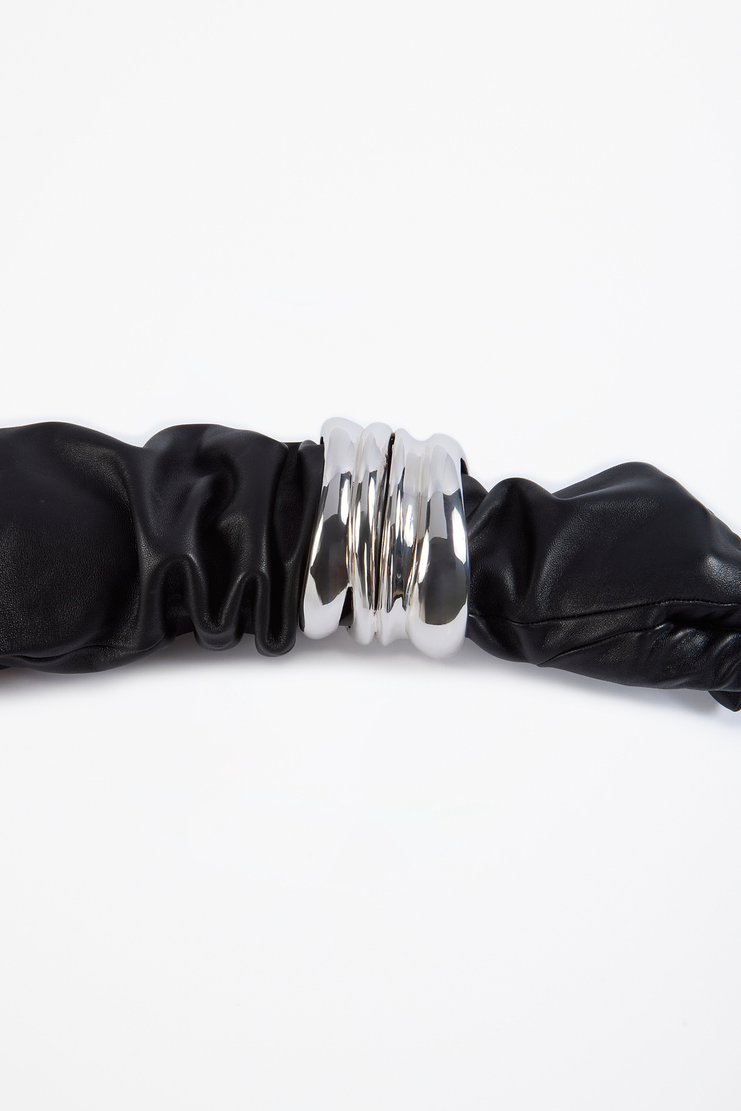 Layered Tower Bangle (Silver)