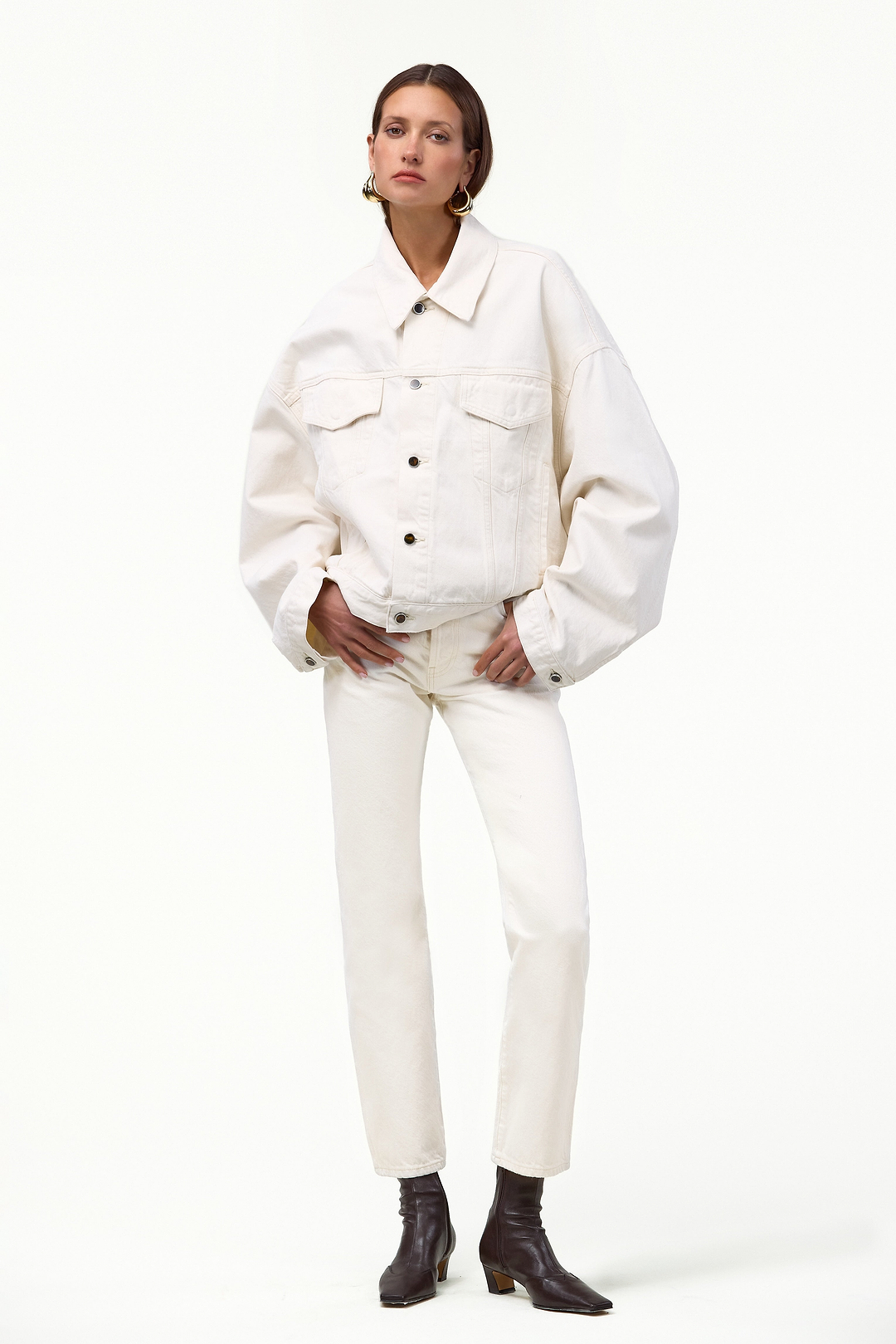 The Perfect Denim Jacket (Off White)