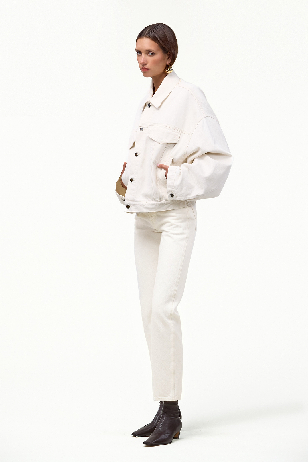 The Perfect Denim Jacket (Off White)