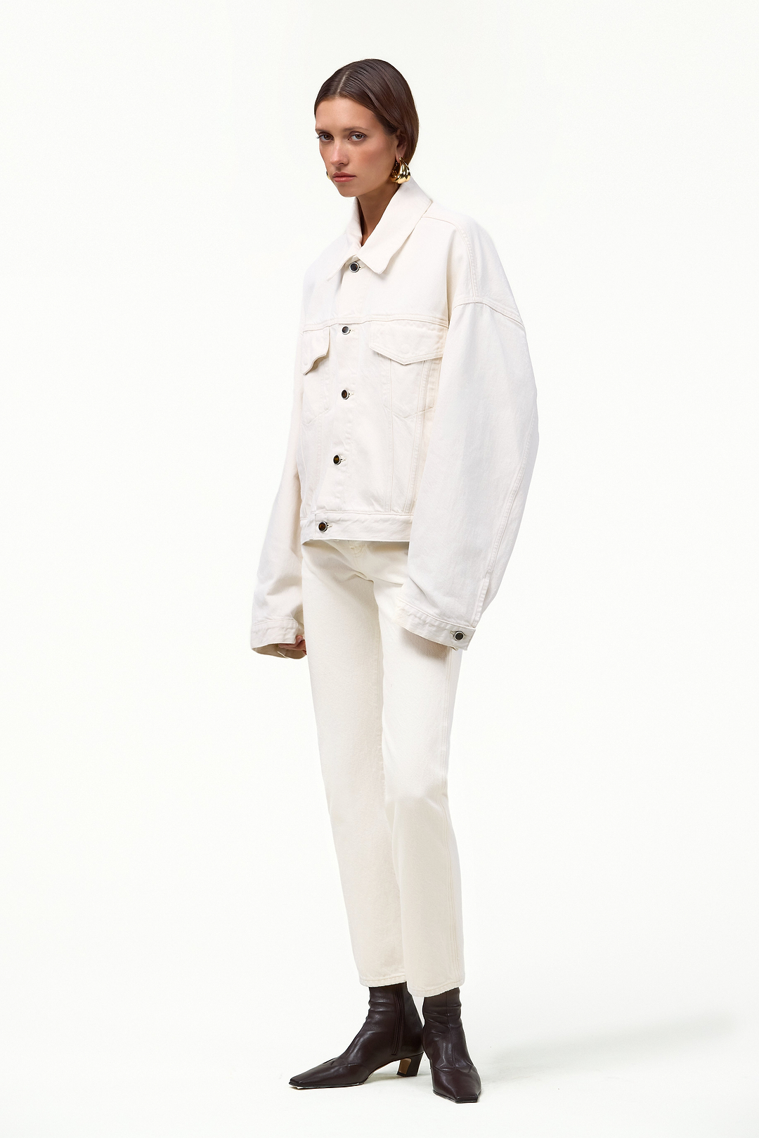 The Straight Ankle Jean (Off White)
