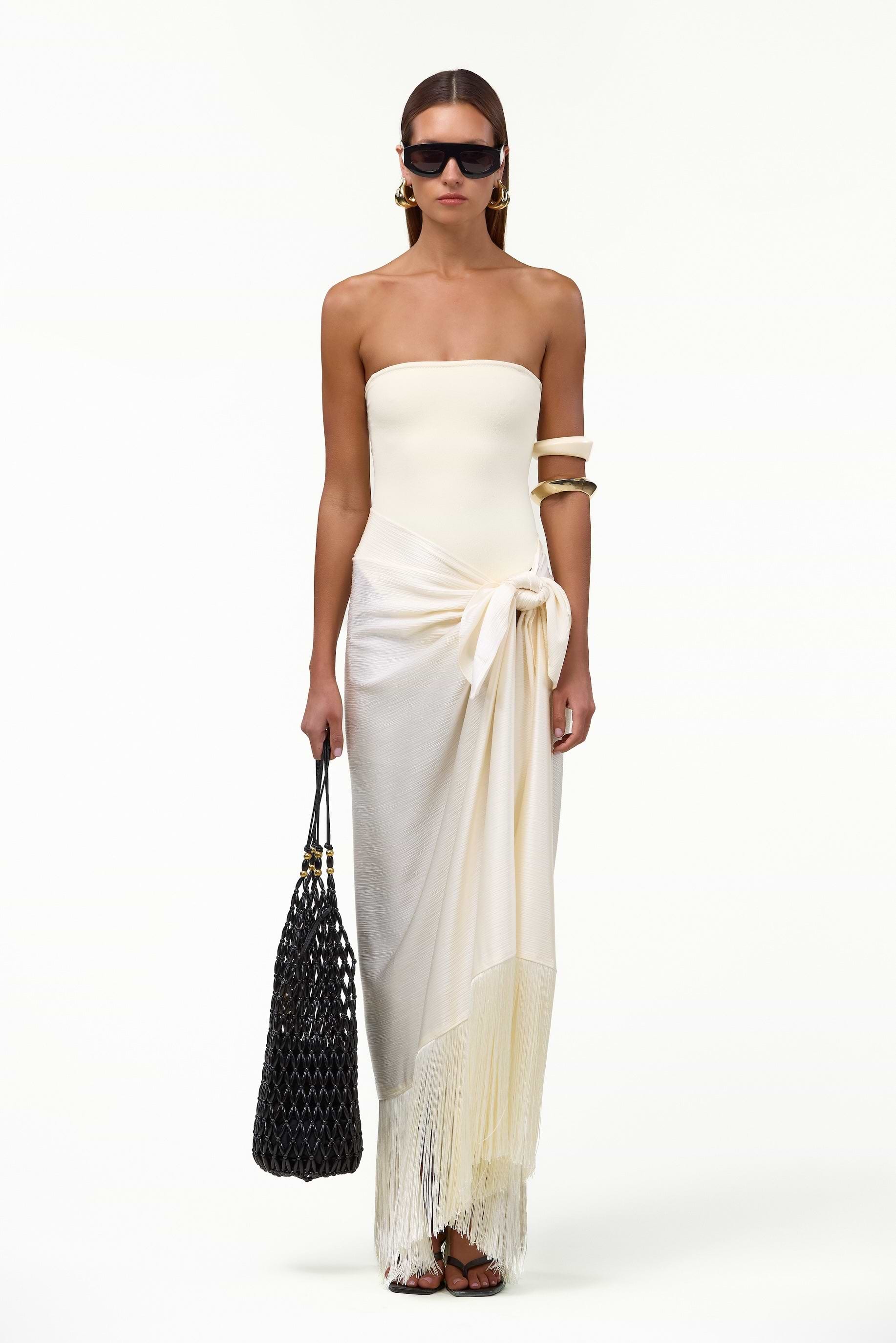 Fringe Sarong (Cream)