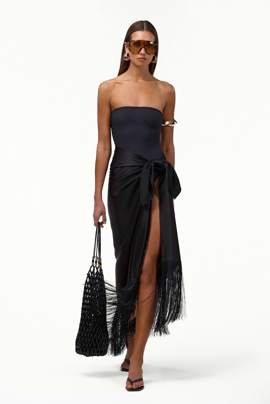 Fringe Sarong (Black)