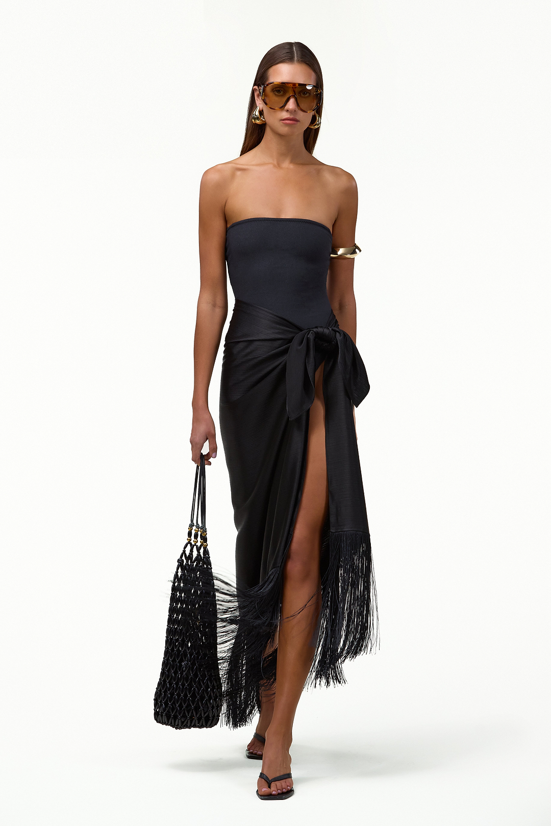 Fringe Sarong (Black)