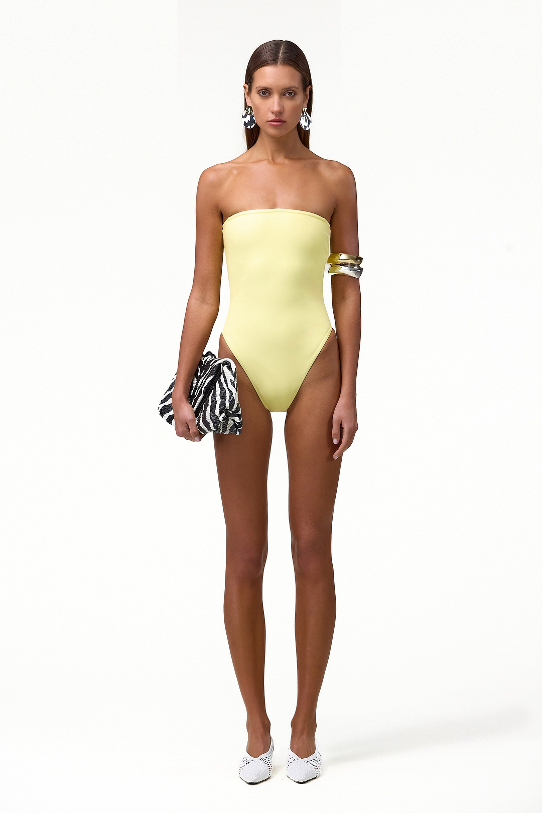 Strapless One Piece (Butter Yellow)