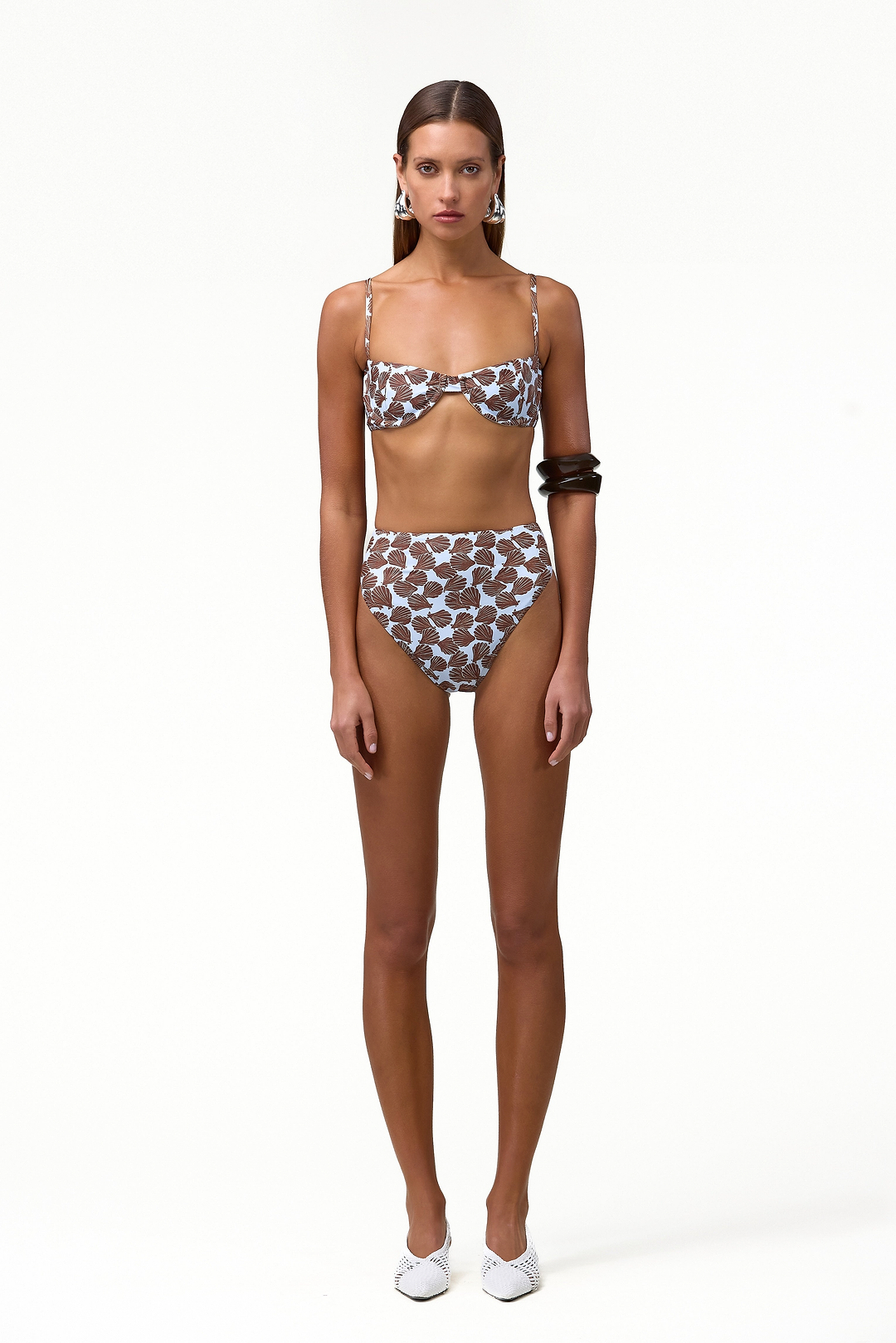 High Rise Bottom (Palm Beach Shell Blue/Brown)
