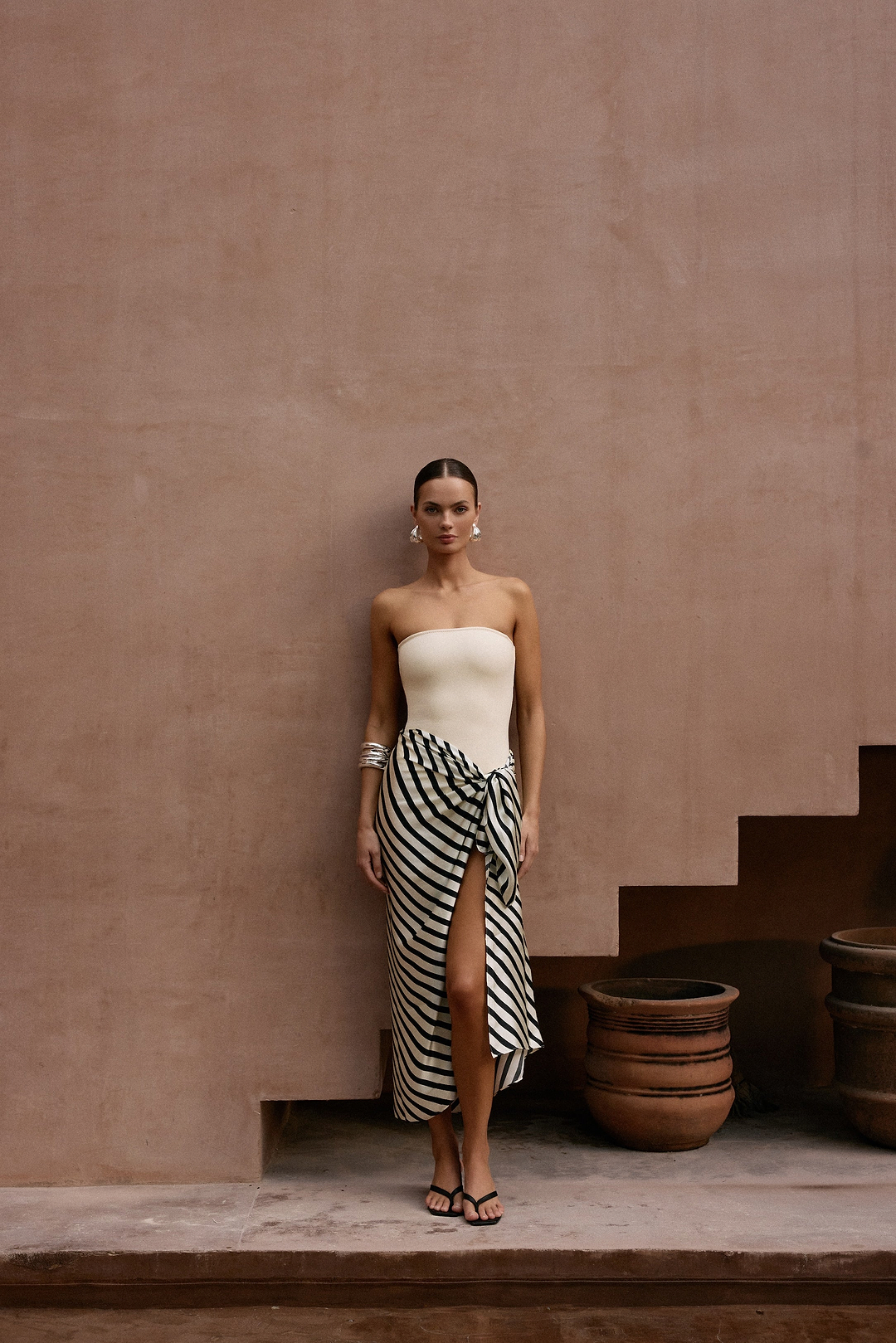 Silk Sarong (Diagonal Stripe)