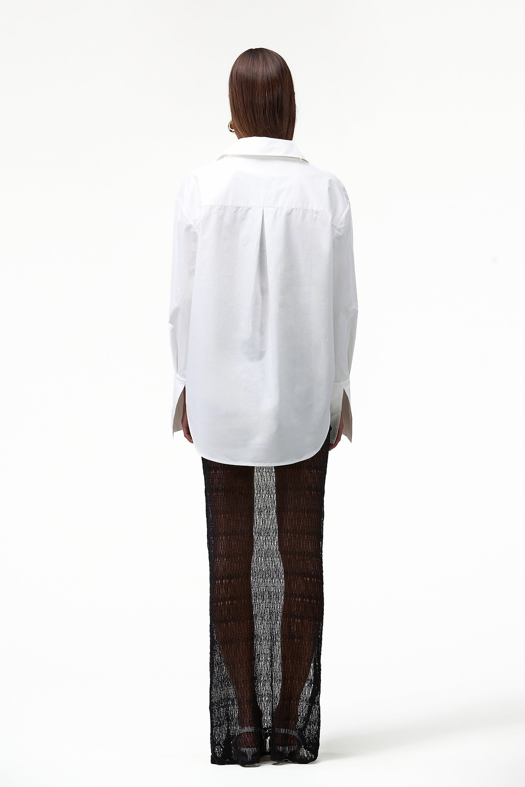 Oversized Poplin Shirt (White)