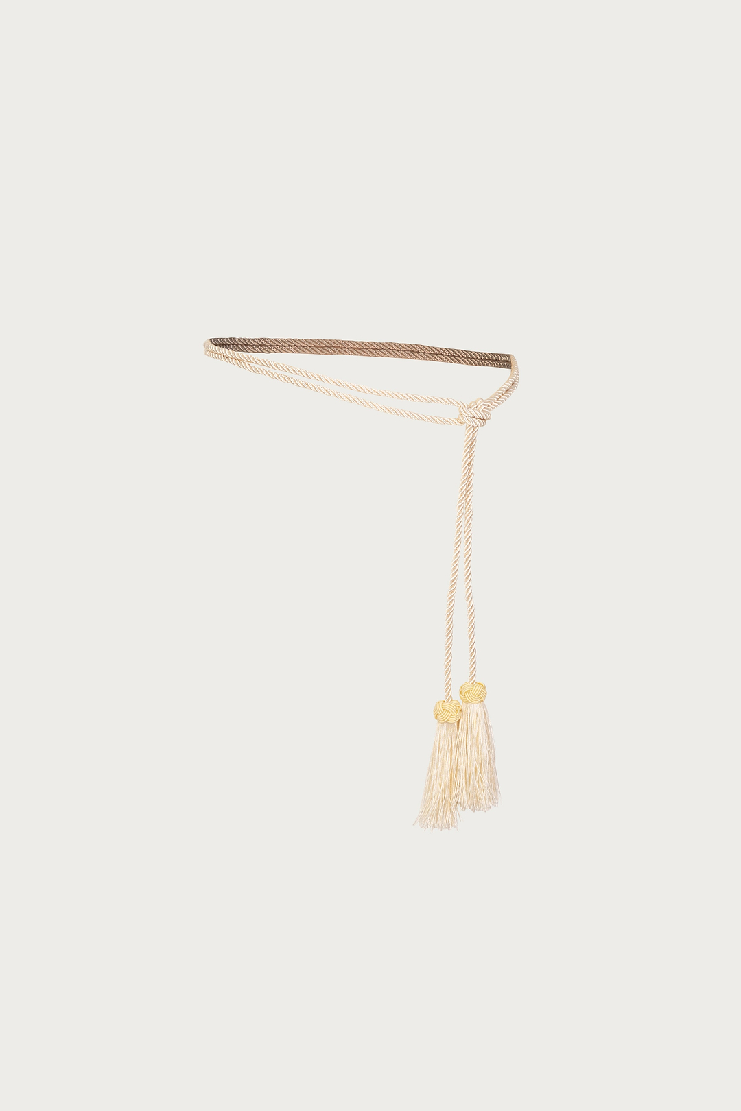 Tassel Rope Belt (Cream)