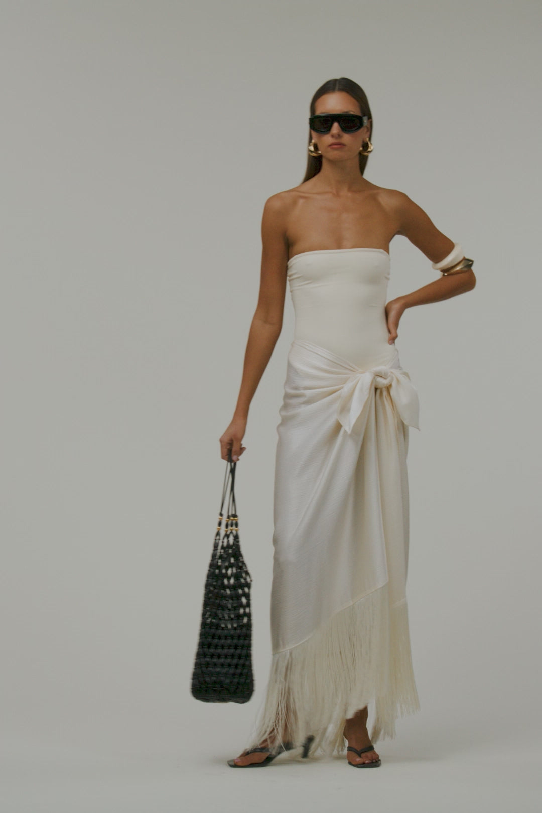 Fringe Sarong (Cream)