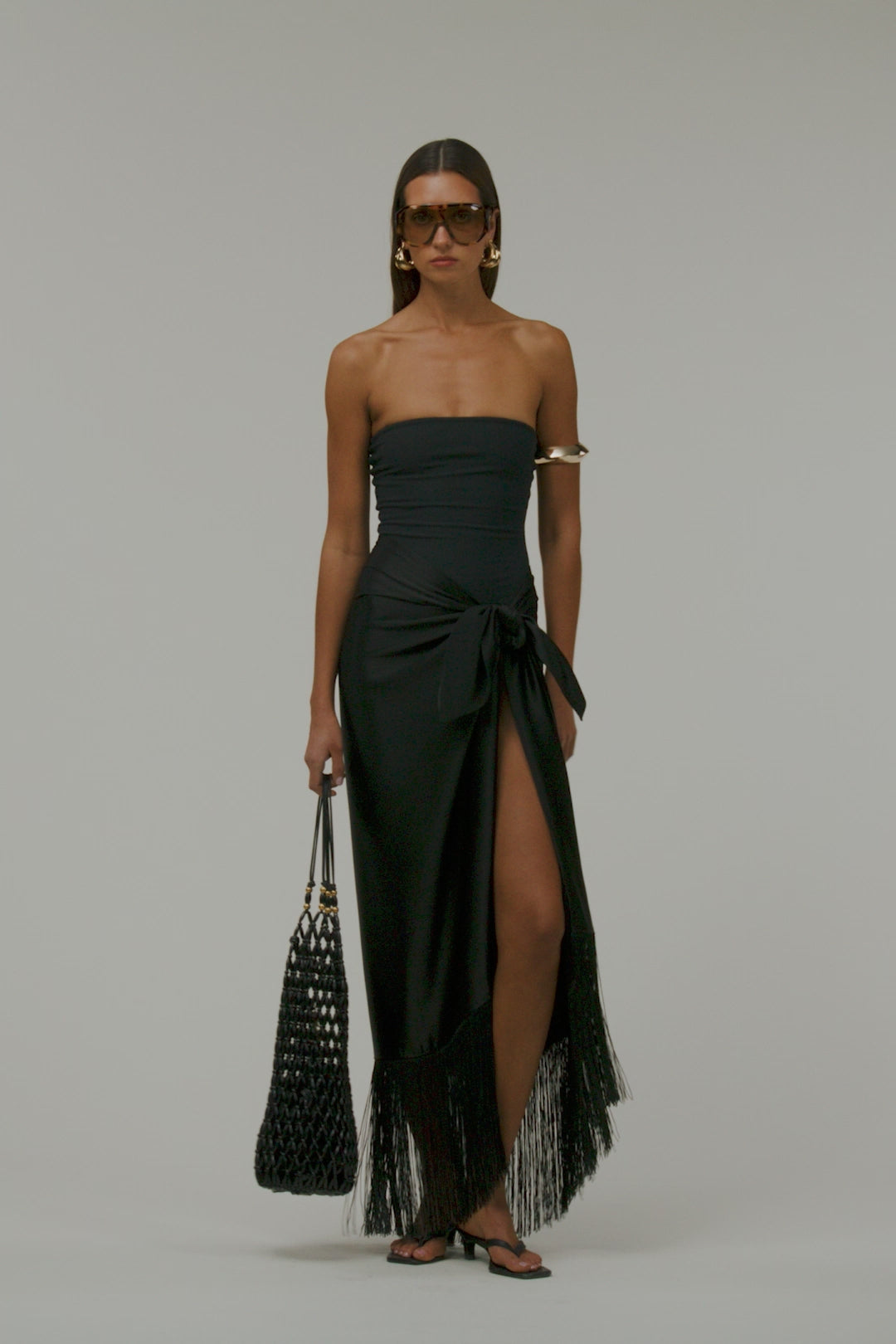 Fringe Sarong (Black)