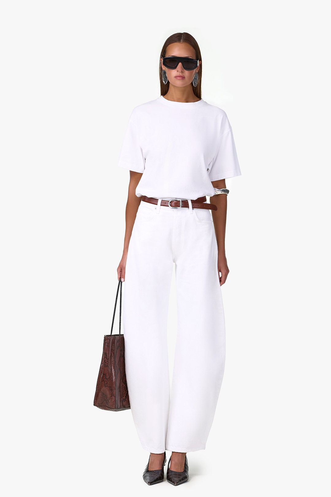 The Barrel Jean (White)