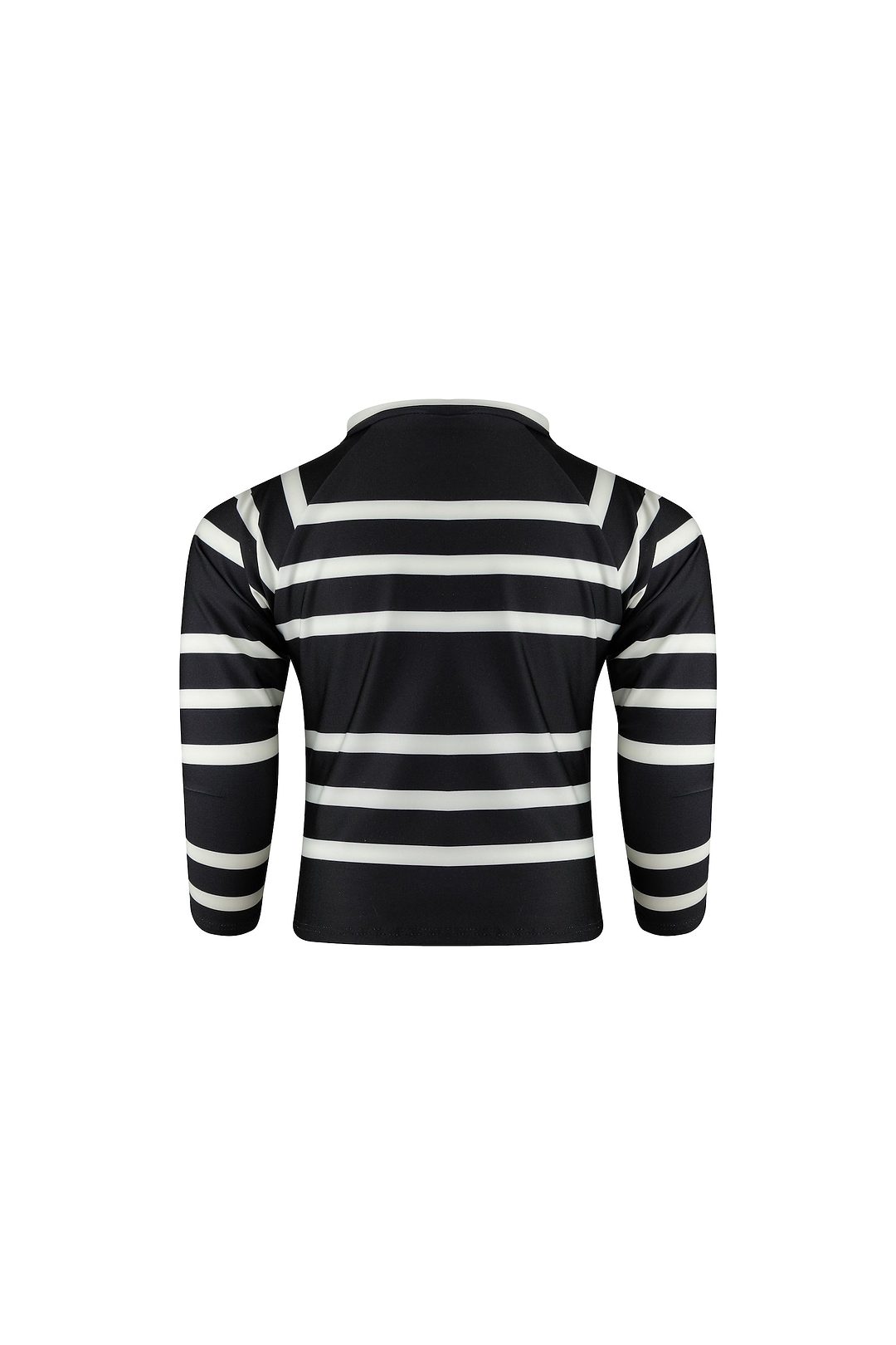 unisex rashguard (black cream stripe)