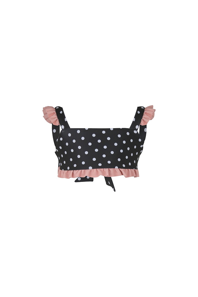 ruffle bandeau top