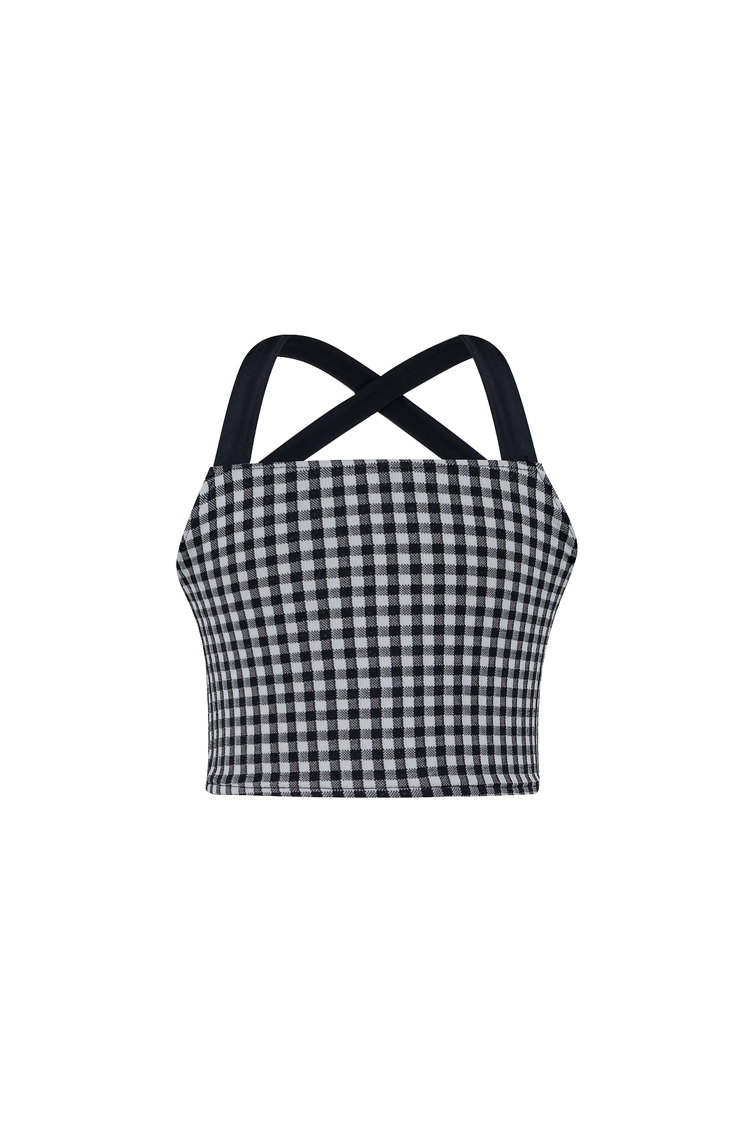 teeny tankini (black gingham)