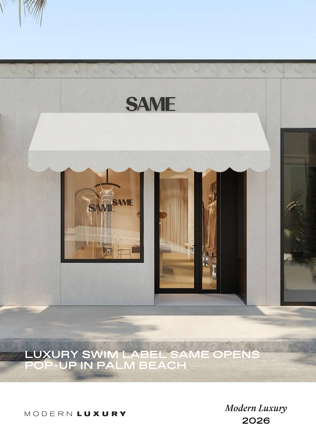 Luxury Swim Label SAME Opens Pop-Up in Palm Beach