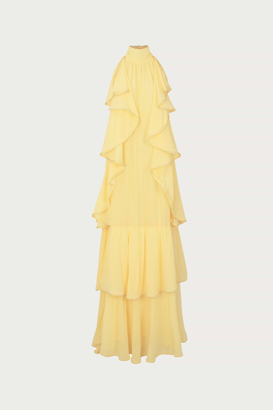 Same Layered Chiffon Gown | Butter Yellow | Women's Maxi Dress S / Butter Yellow Same Layered Chiffon Gown | Butter Yellow | Women's Maxi Dress S / Butter Yellow