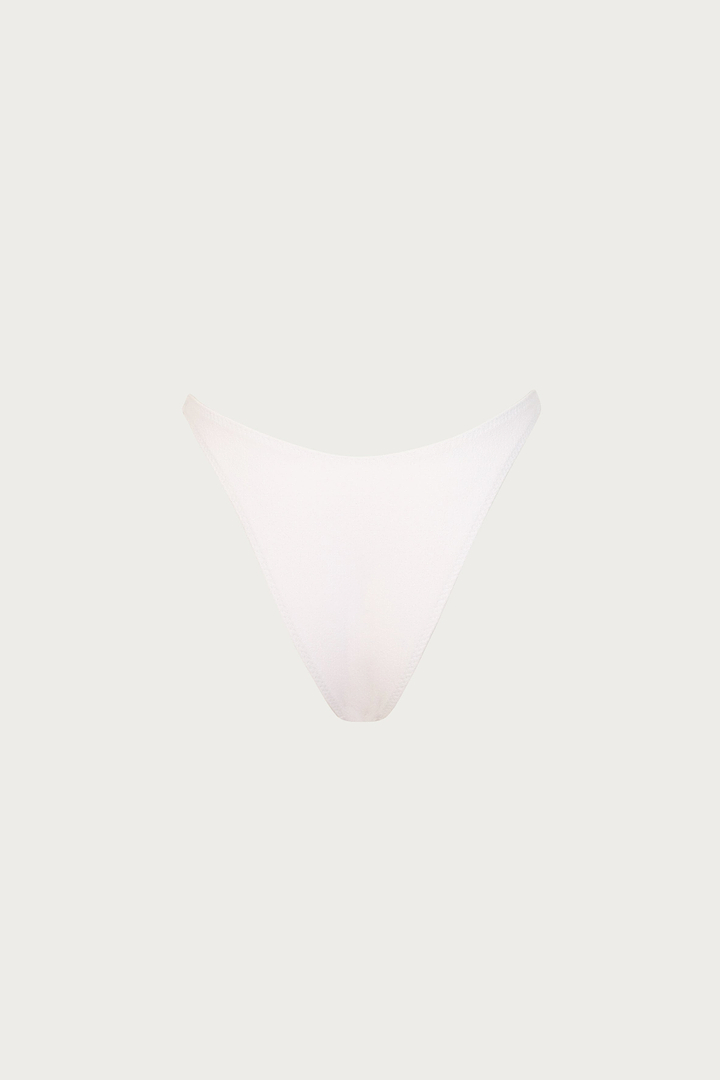 90s Bottom (Faux Suede White)