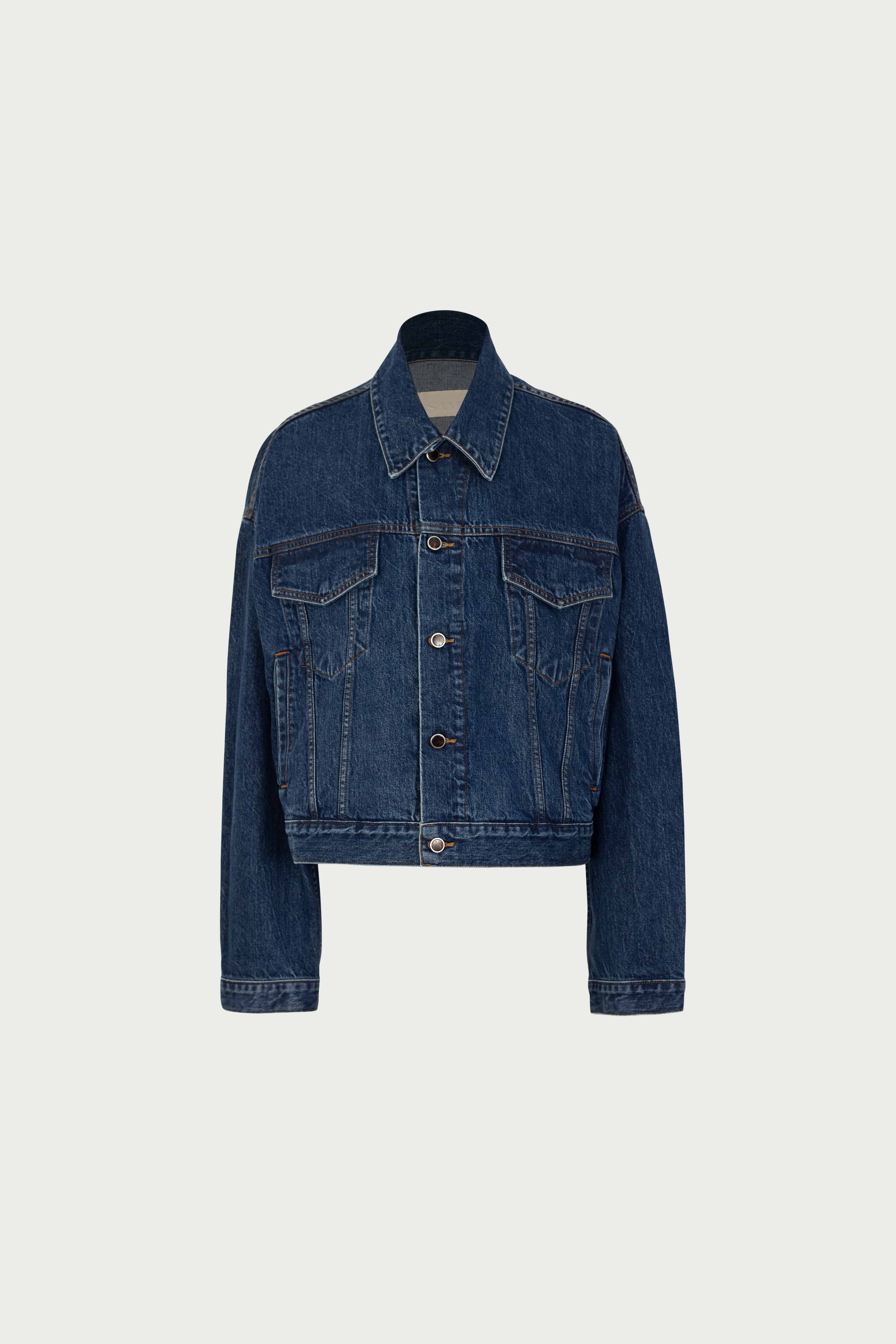 SAME The Perfect Denim Jacket | Vintage Dark | Oversized