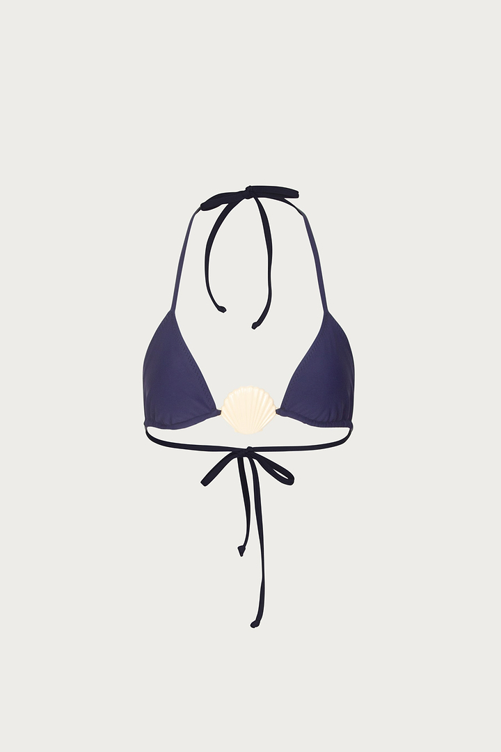 Shell Triangle Top (Navy)