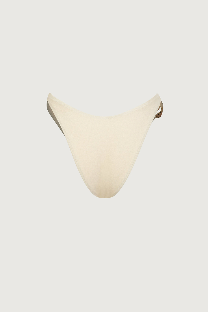 Spiral 90s Bottom (Faux Suede Cream)