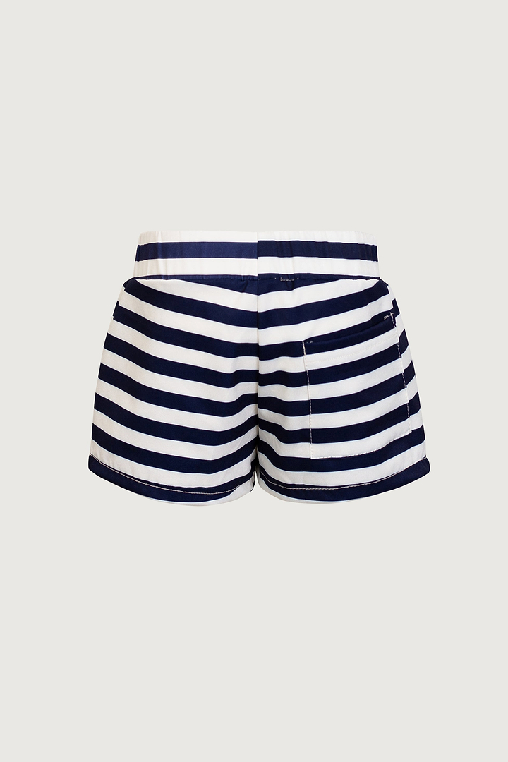 shorties (navy cream stripe)