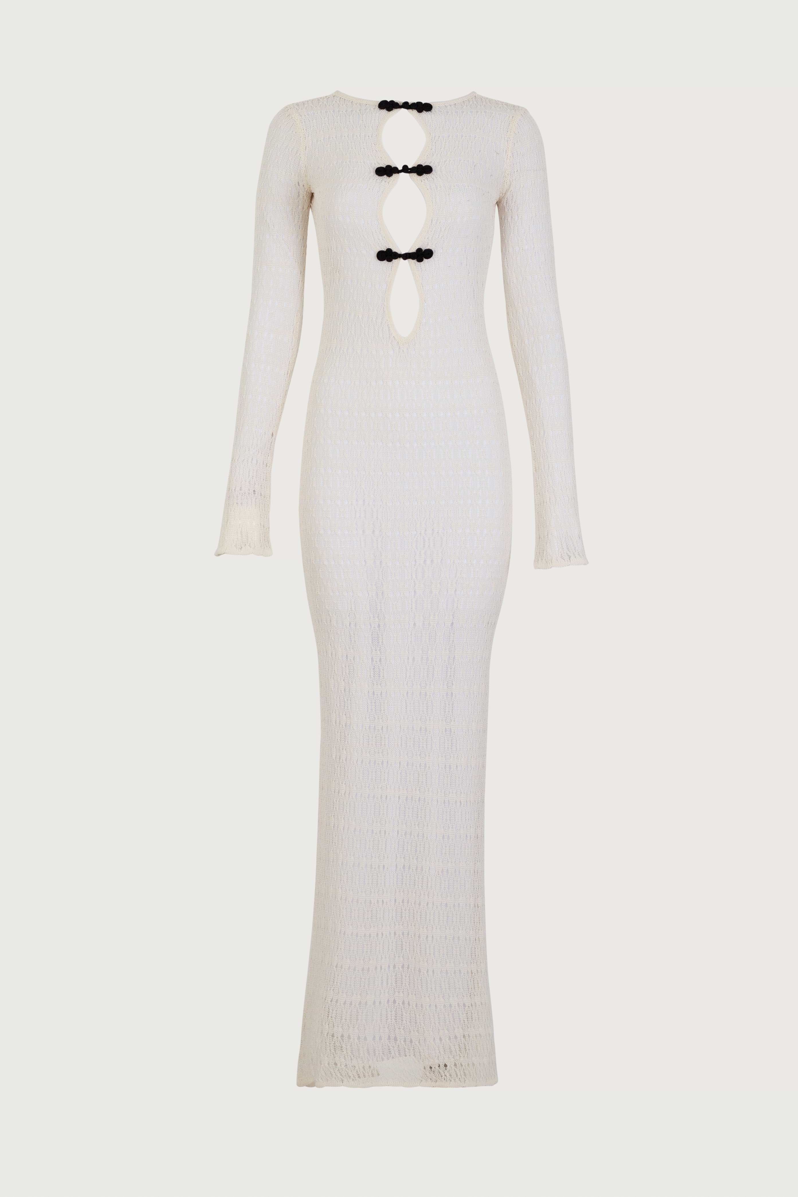 SAME Keyhole Crochet Dress| Cream | Women's Dress